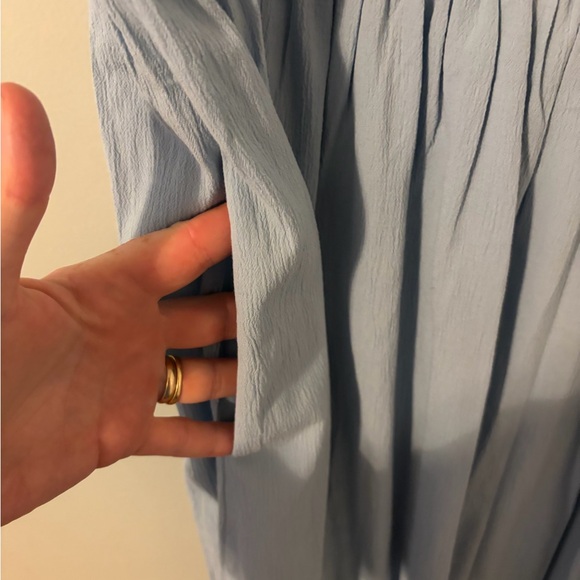 🆕 nwt Christy Dawn bernice Midi Dress Celeste blue medium - Picture 4 of 6